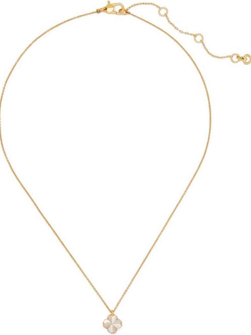 Spade Flower Mini Pendant